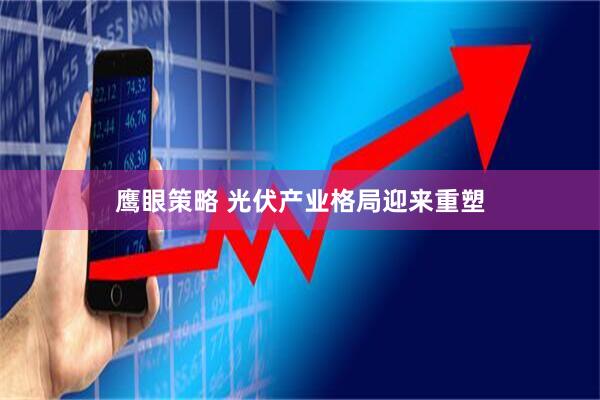 鹰眼策略 光伏产业格局迎来重塑